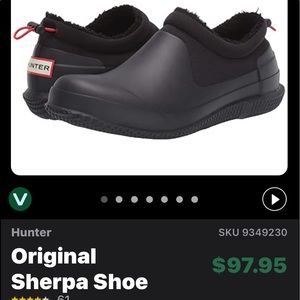 Hunter Original Sherpa Shoe Size 7
